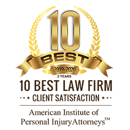 American Institute of Personal Injury Attorneys 10 Best Law Firm 2019-2020