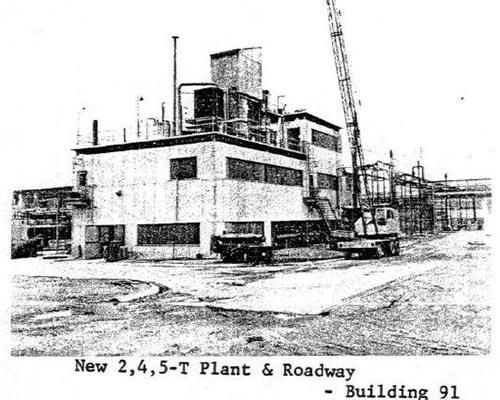 drawing of industrial plant